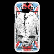 Coque HTC One M8s Tête de mort Great Britain