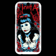 Coque HTC One M8s Dessin femme gothique