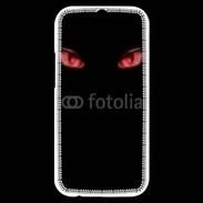 Coque HTC One M8s Yeux rouges fond noir