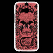 Coque HTC One M8s Tête de mort 8