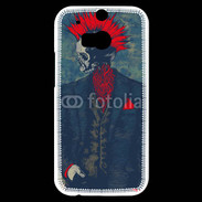 Coque HTC One M8s Tête de mort Punk