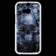 Coque HTC One M8s Tête de mort en fumée 5