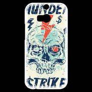 Coque HTC One M8s Tête de Mort Thunder Strike