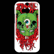 Coque HTC One M8s Tête de Mort Zombie 15