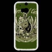 Coque HTC One M8s Tête de Mort Army of God