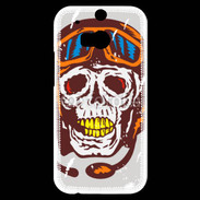 Coque HTC One M8s Tête de mort pilote