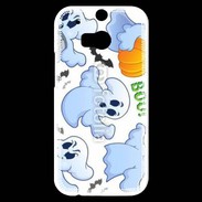 Coque HTC One M8s j'aime les fantômes 15