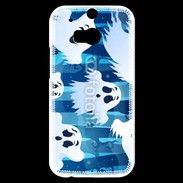Coque HTC One M8s j'aime les fantômes 19
