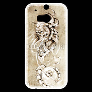 Coque HTC One M8s Monstre en dessin 150