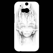 Coque HTC One M8s Guerrière en dessin 10