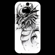 Coque HTC One M8s Dragon en dessin 35