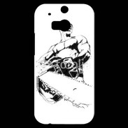 Coque HTC One M8s Bûcheron 