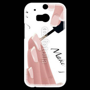 Coque HTC One M8s Pose de vernis esthéticienne