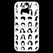Coque HTC One M8s Fond coiffures
