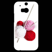 Coque HTC One M8s Tricot et couture