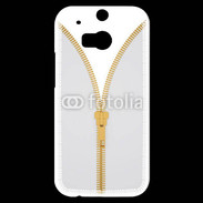 Coque HTC One M8s Fermetures éclaires coutures 2