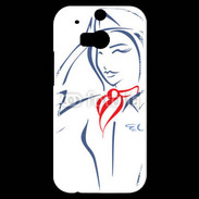 Coque HTC One M8s Hôtesse de l'air 4