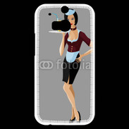 Coque HTC One M8s Serveuse