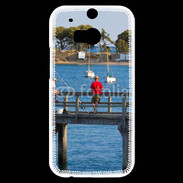 Coque HTC One M8s Pêcheurs sur ponton