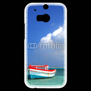 Coque HTC One M8s Bateau de pêcheur en mer