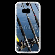 Coque HTC One M8s Cannes à pêche de pêcheurs