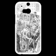 Coque HTC One M8s Louis XVI et la révolution française