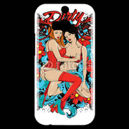 Coque HTC One M8s Couple de femme