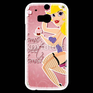 Coque HTC One M8s Dessin femme sexy style Betty Boop