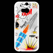 Coque HTC One M8s Vintage cartoon comic