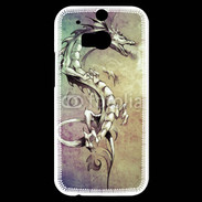 Coque HTC One M8s Dragon en dessin 26