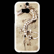 Coque HTC One M8s Dragon en dessin 30