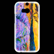 Coque HTC One M8s Champs de lavande