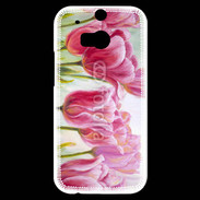 Coque HTC One M8s Tulipes