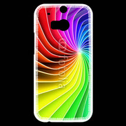 Coque HTC One M8s Art abstrait en couleur