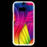 Coque HTC One M8s Fibres de couleur