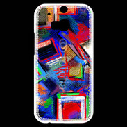 Coque HTC One M8s Peinture abstraite 2