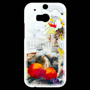 Coque HTC One M8s Peinture nature morte 10