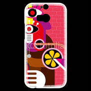 Coque HTC One M8s Art abstrait 500