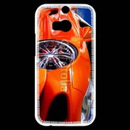 Coque HTC One M8s Speedster orange