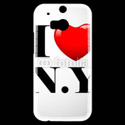 Coque HTC One M8s I love New York