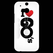 Coque HTC One M8s I love 60's