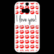 Coque HTC One M8s I love you 250