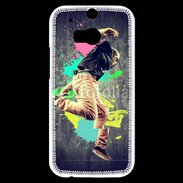 Coque HTC One M8s Danseur rétro style
