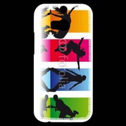 Coque HTC One M8s Set break dancers 