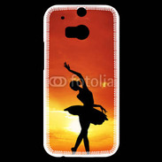 Coque HTC One M8s Danseuse couché de soleil