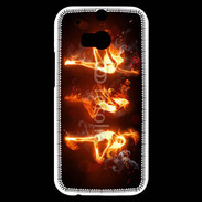 Coque HTC One M8s Danseuse feu