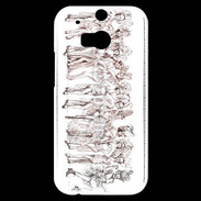 Coque HTC One M8s French Cancan 5