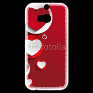 Coque HTC One M8s Cœur en porcelaine