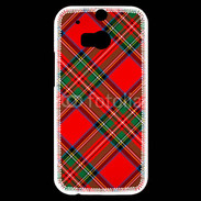 Coque HTC One M8s Fond tissus écossais
