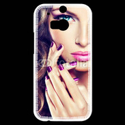 Coque HTC One M8s Ongle glamour
